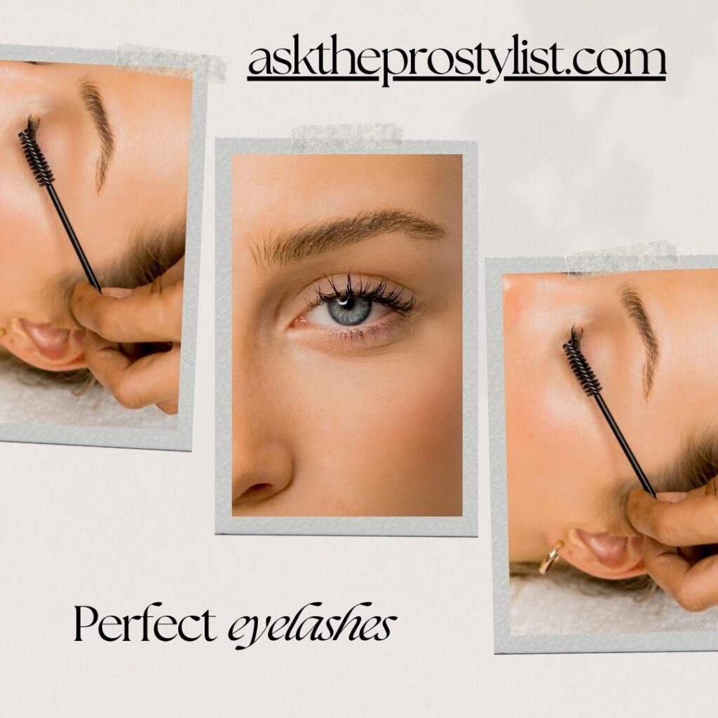 eyebrow and eyelash tinting